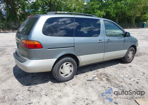 1998 Toyota Sienna Xle из США, поврежденный, VIN 4T3ZF13C9WU029468